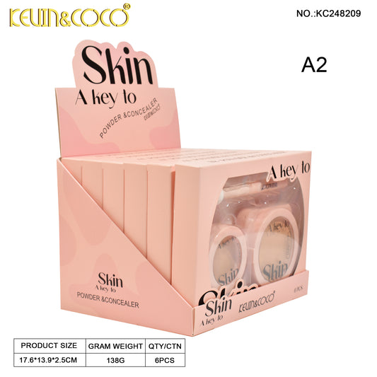 Kit Corrector y polvo compacto KEVIN&COCO REF:KC248209
