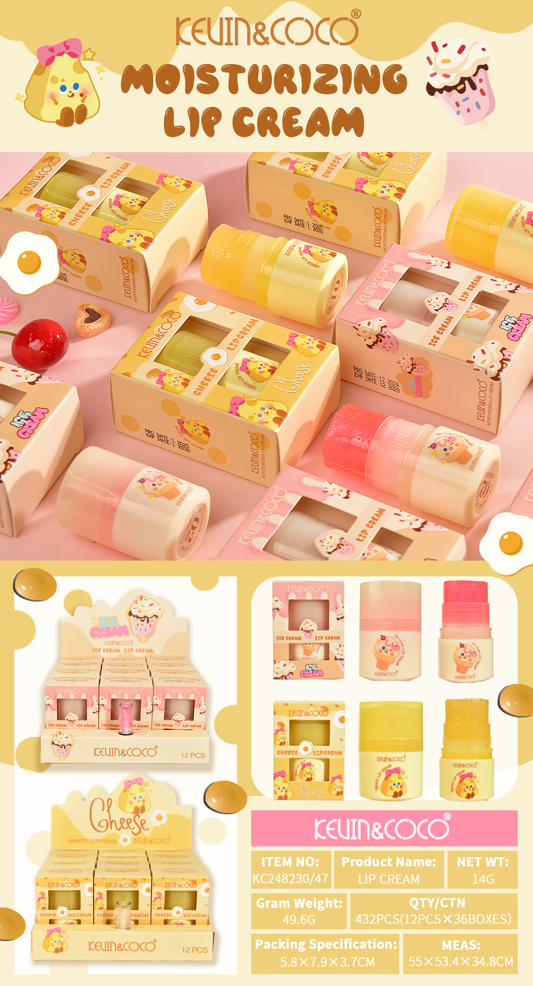 BALSAMO LABIAL EN BARRA KEVIN&COCO REF:KC248230