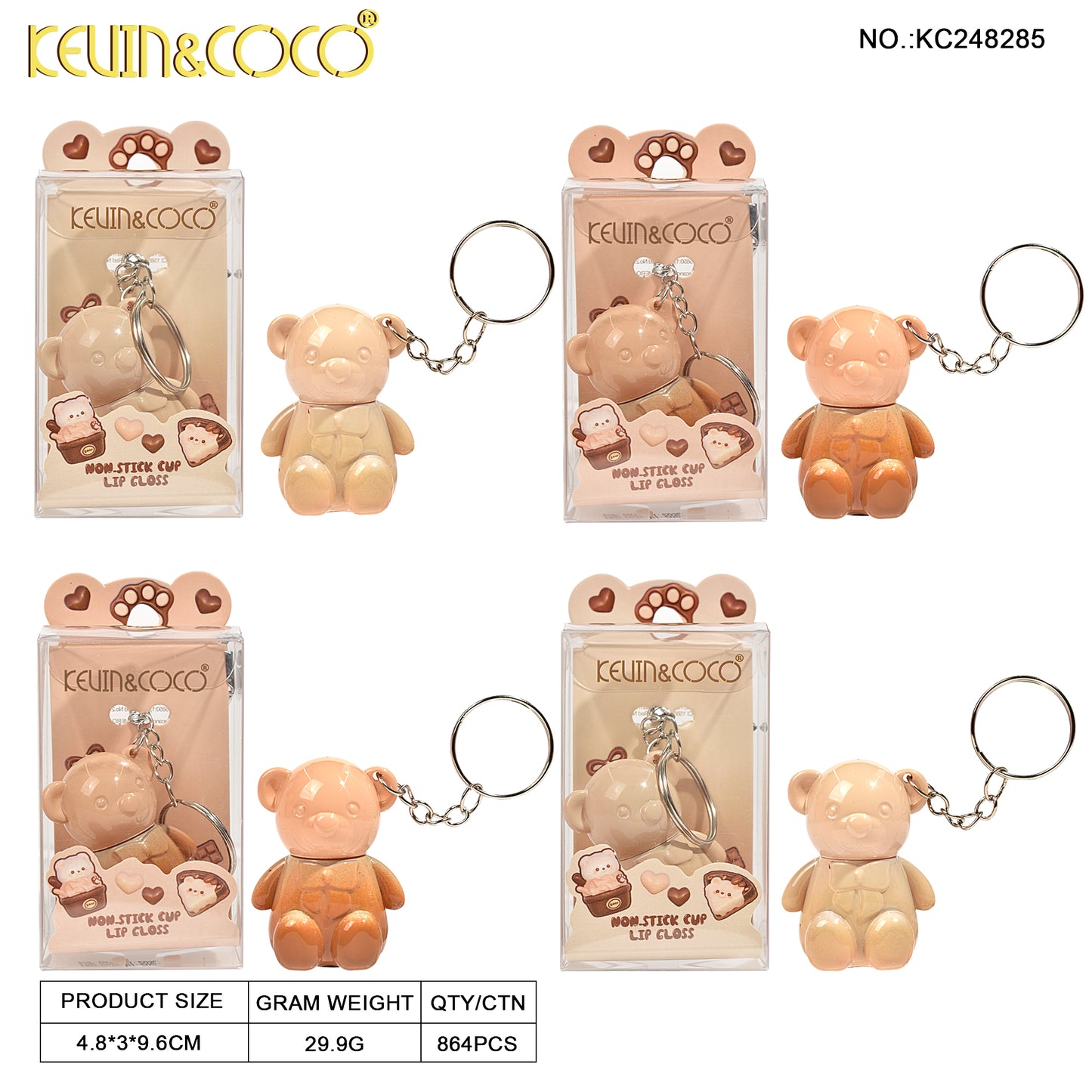 LABIAL LIQUIDO OSITO KEVIN&COCO REF:KC248285