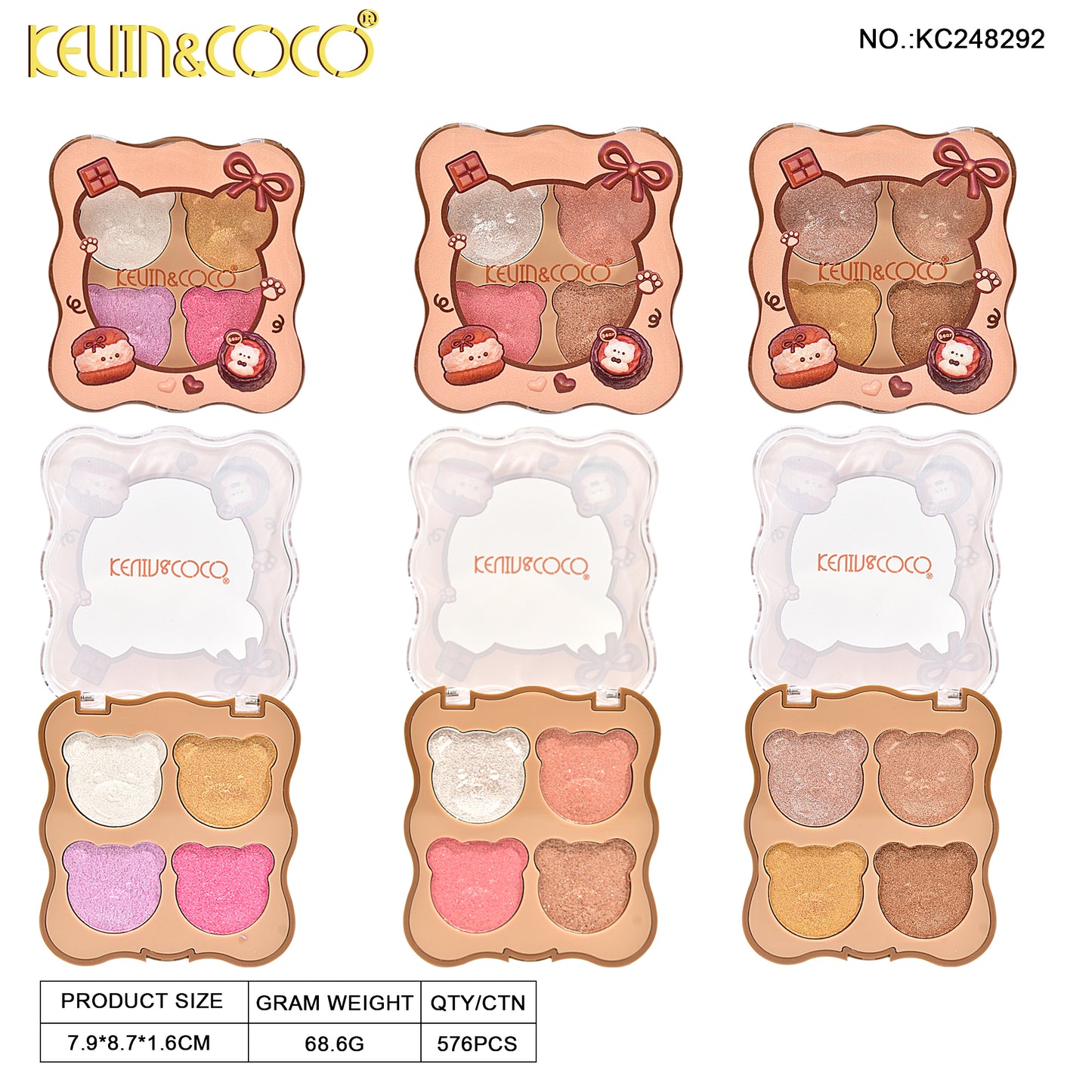 ILUMINADOR 4 TONOS OSITO KEVIN&COCO REF:KC248292