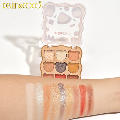 SOMBRA DE OJOS 9 COLORES OSITO KEVIN&COCO REF:KC248308