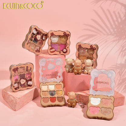 SOMBRA DE OJOS 9 COLORES OSITO KEVIN&COCO REF:KC248308