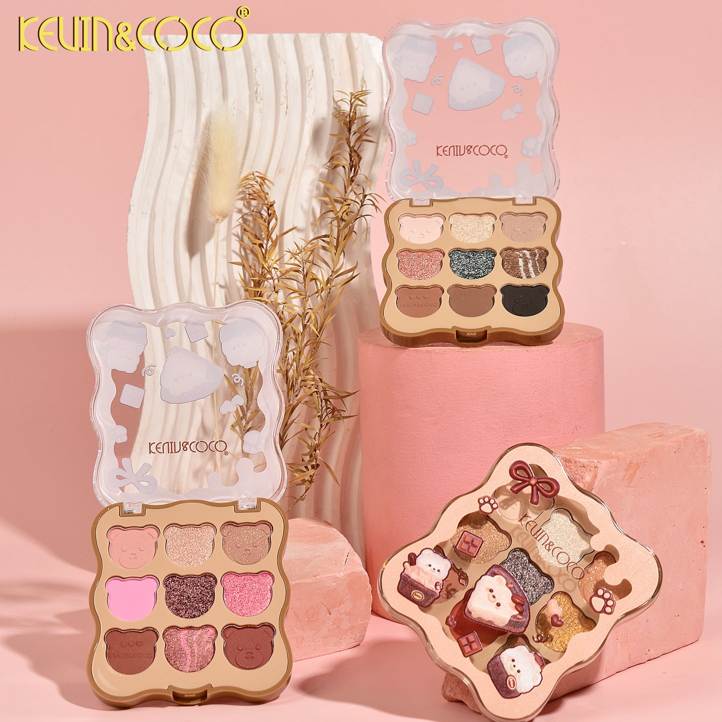 SOMBRA DE OJOS 9 COLORES OSITO KEVIN&COCO REF:KC248308