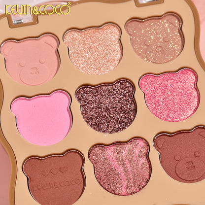 SOMBRA DE OJOS 9 COLORES OSITO KEVIN&COCO REF:KC248308