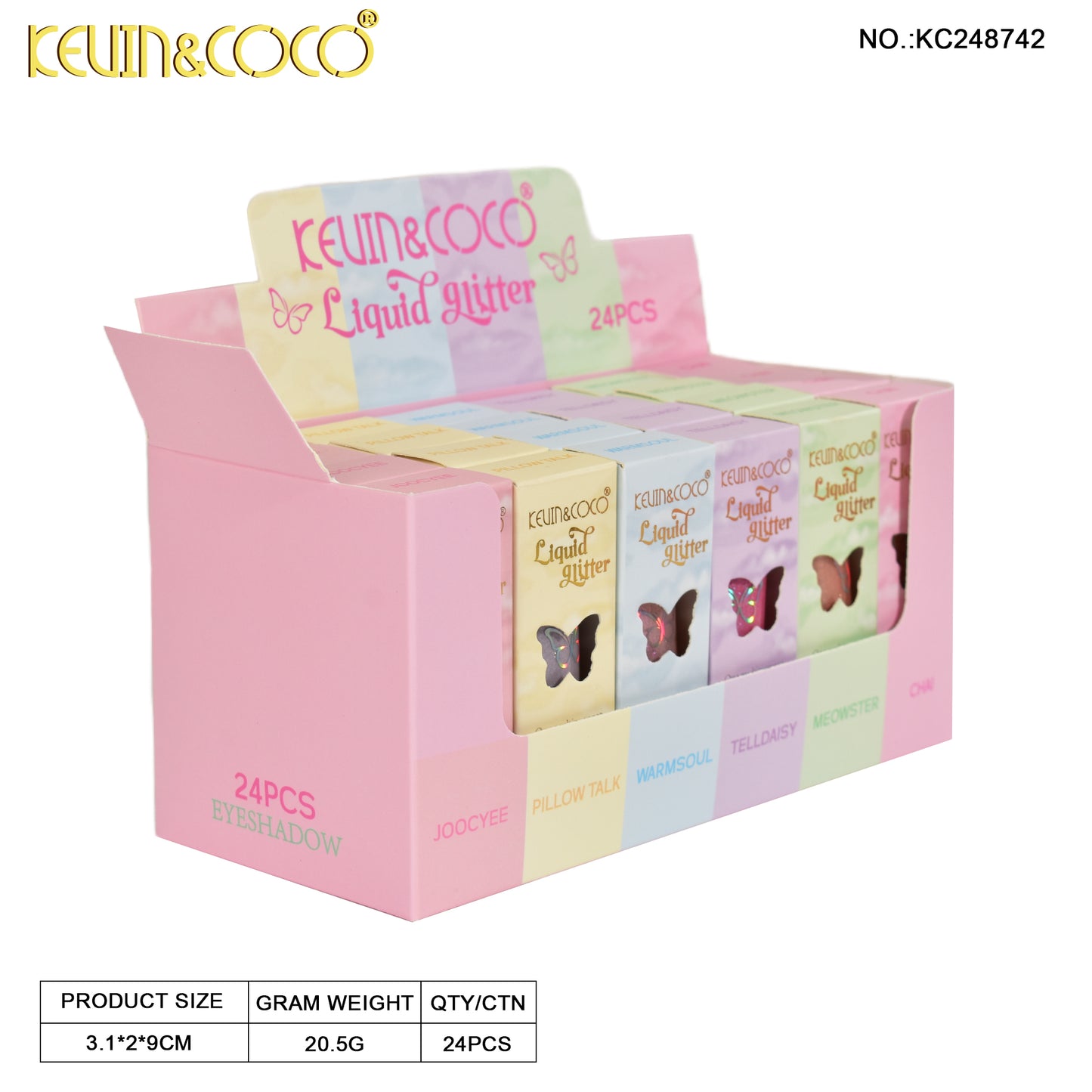 ILUMINADOR LIQUIDO 6 TONOS KEVIN&COCO REF:KC248742