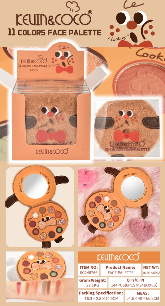 Paleta de Maquillaje peluche KEVIN&COCO REF:KC248766
