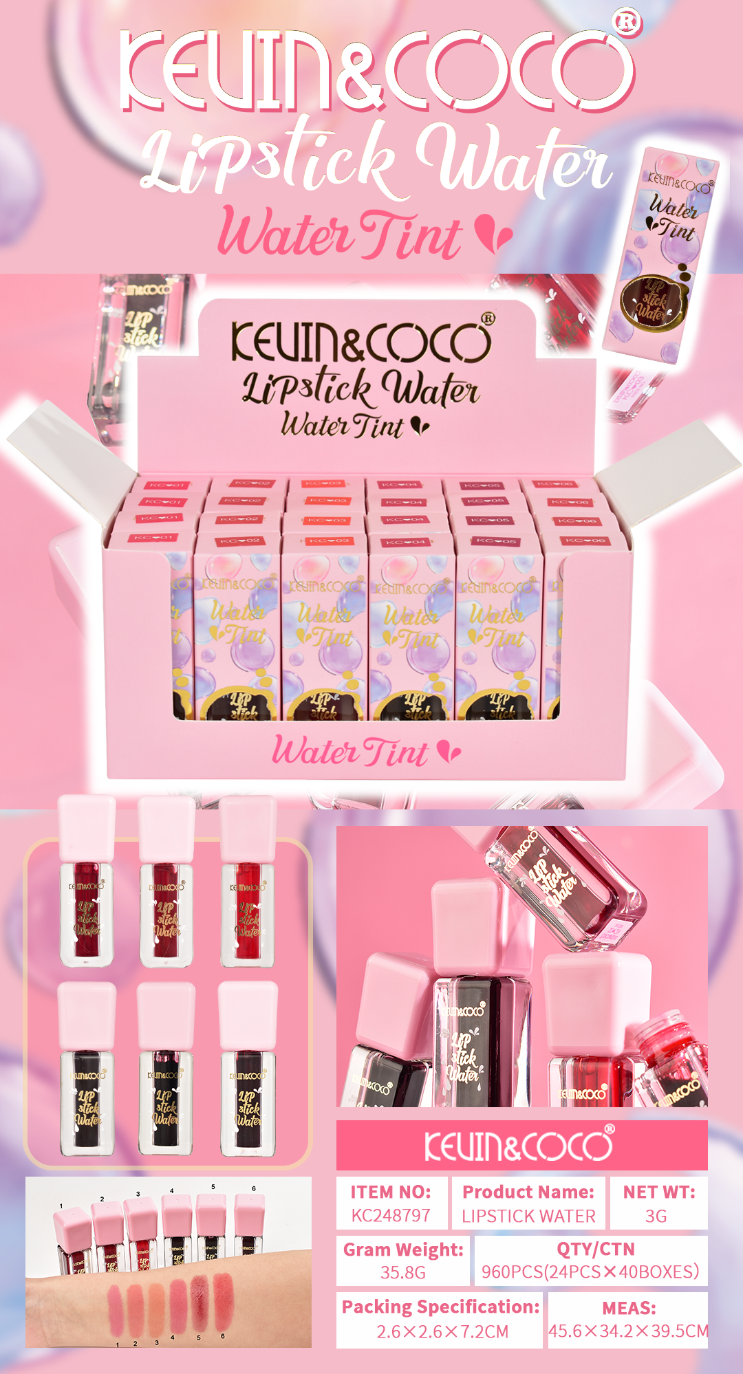 Tinta Labial Kevin&Coco REF:KC248797