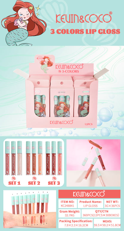 KIT LABIAL LIQUIDO*3 KEVIN&COCO REF:KC248841