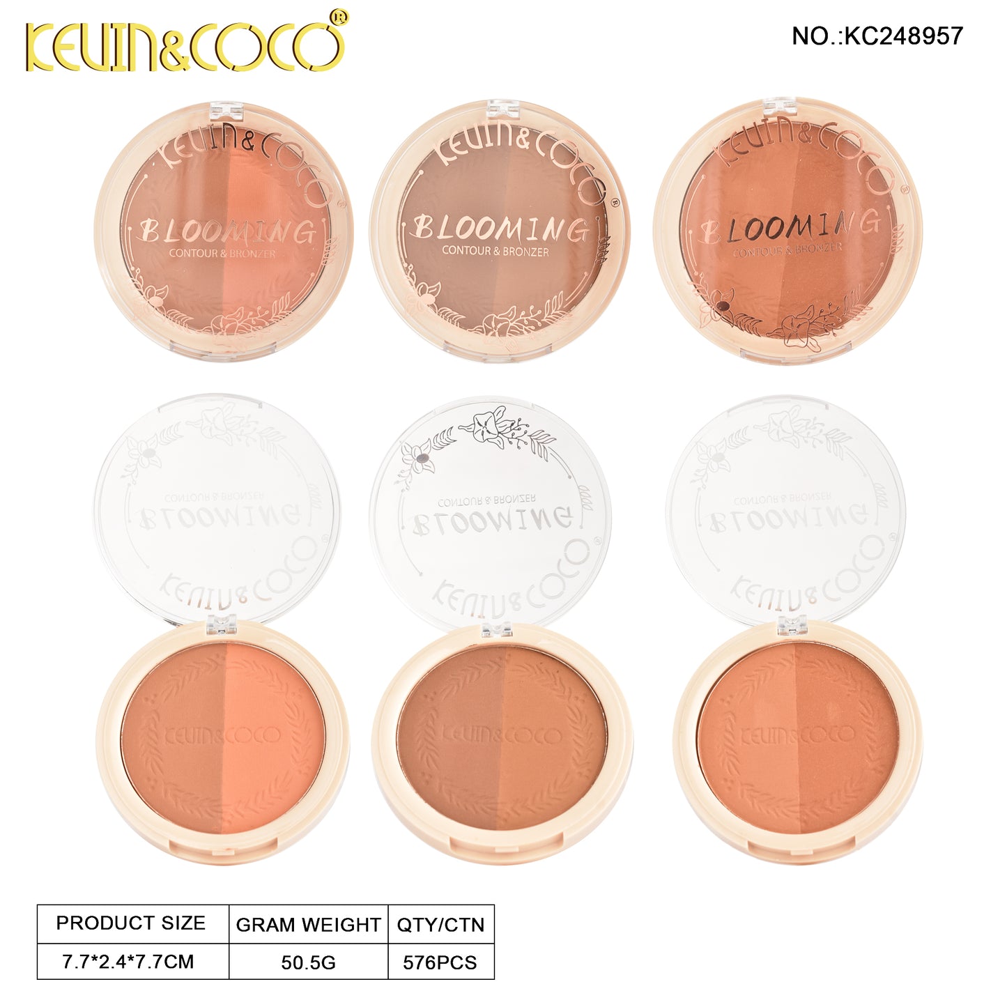 PALETA CONTORNO Y BRONCE KEVIN&COCO REF:KC248957