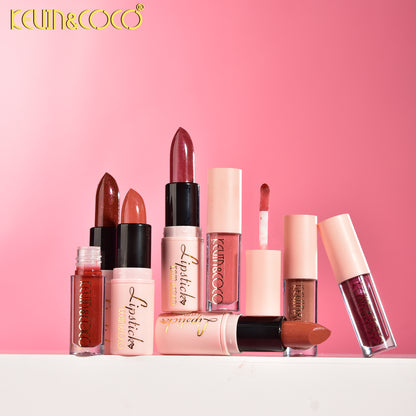 KIT LABIAL LIQUIDO Y EN BARRA KEVIN&COCO REF:KC249015