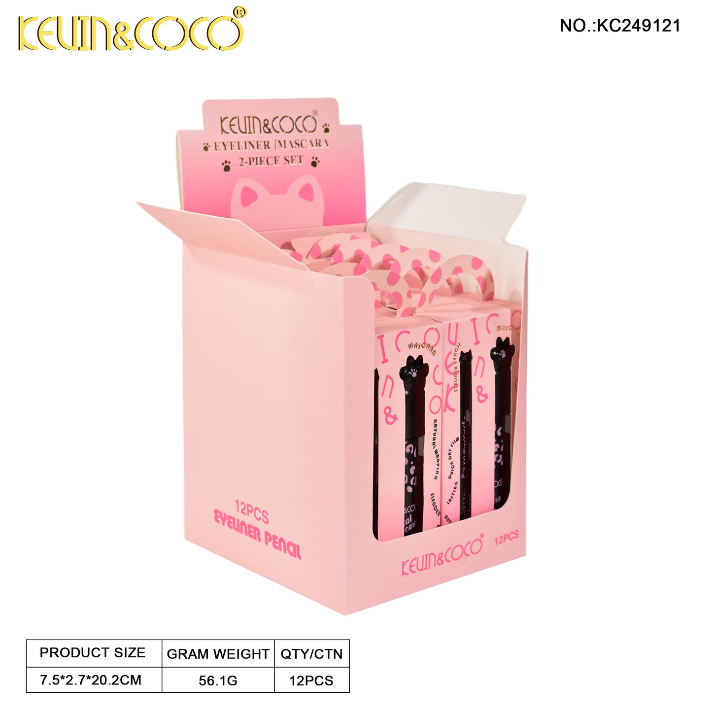 KIT PESTANINA/ DELINEADOR DE OJOS KEVIN&COCO REF:KC249121