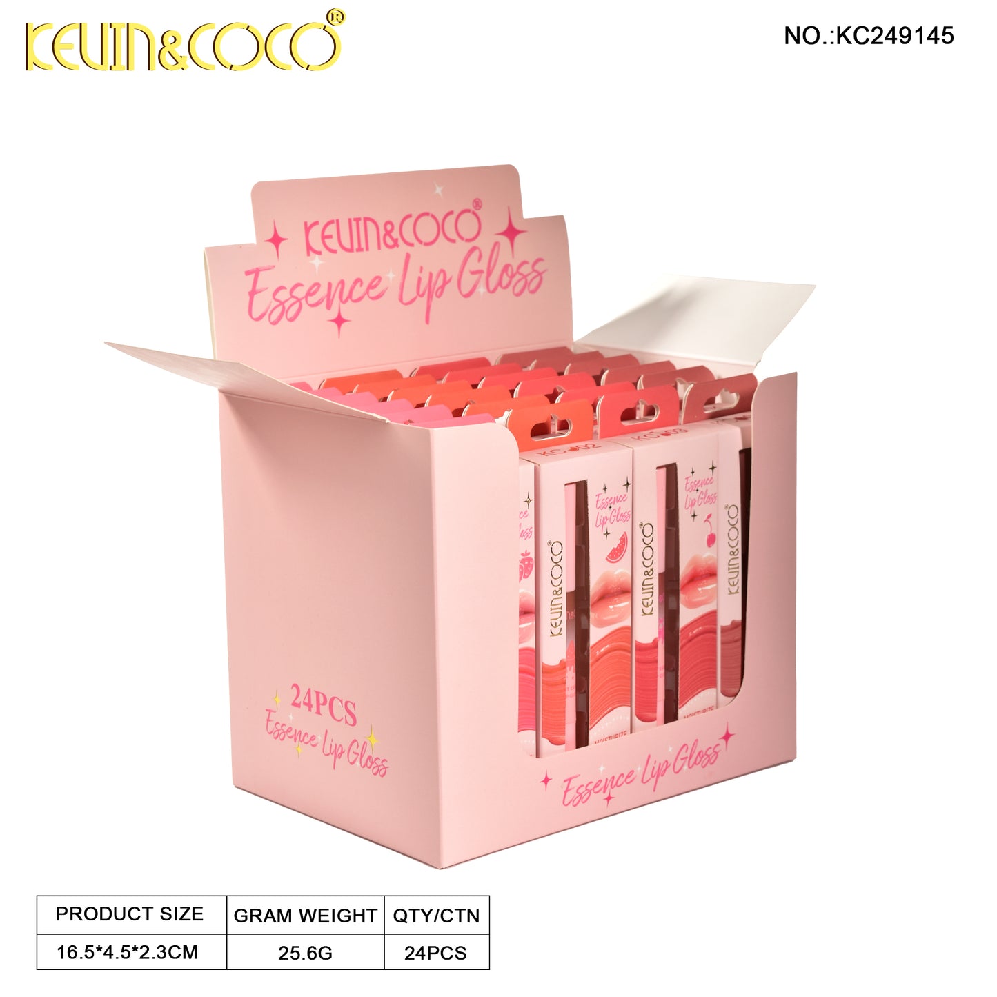 Brillo labial esencia de frutas KEVIN&COCO  REF:KC249145