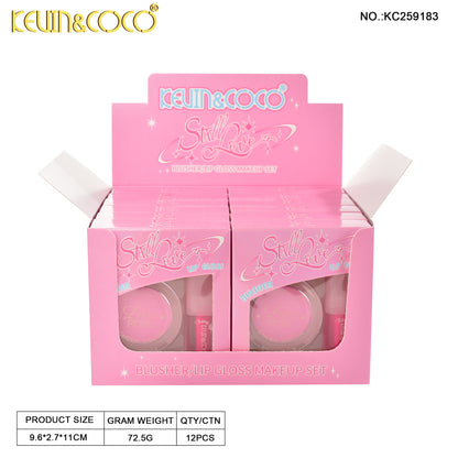 Set Brillo Labial + Rubor Sweet Love – Kevin & Coco REF:KC259183