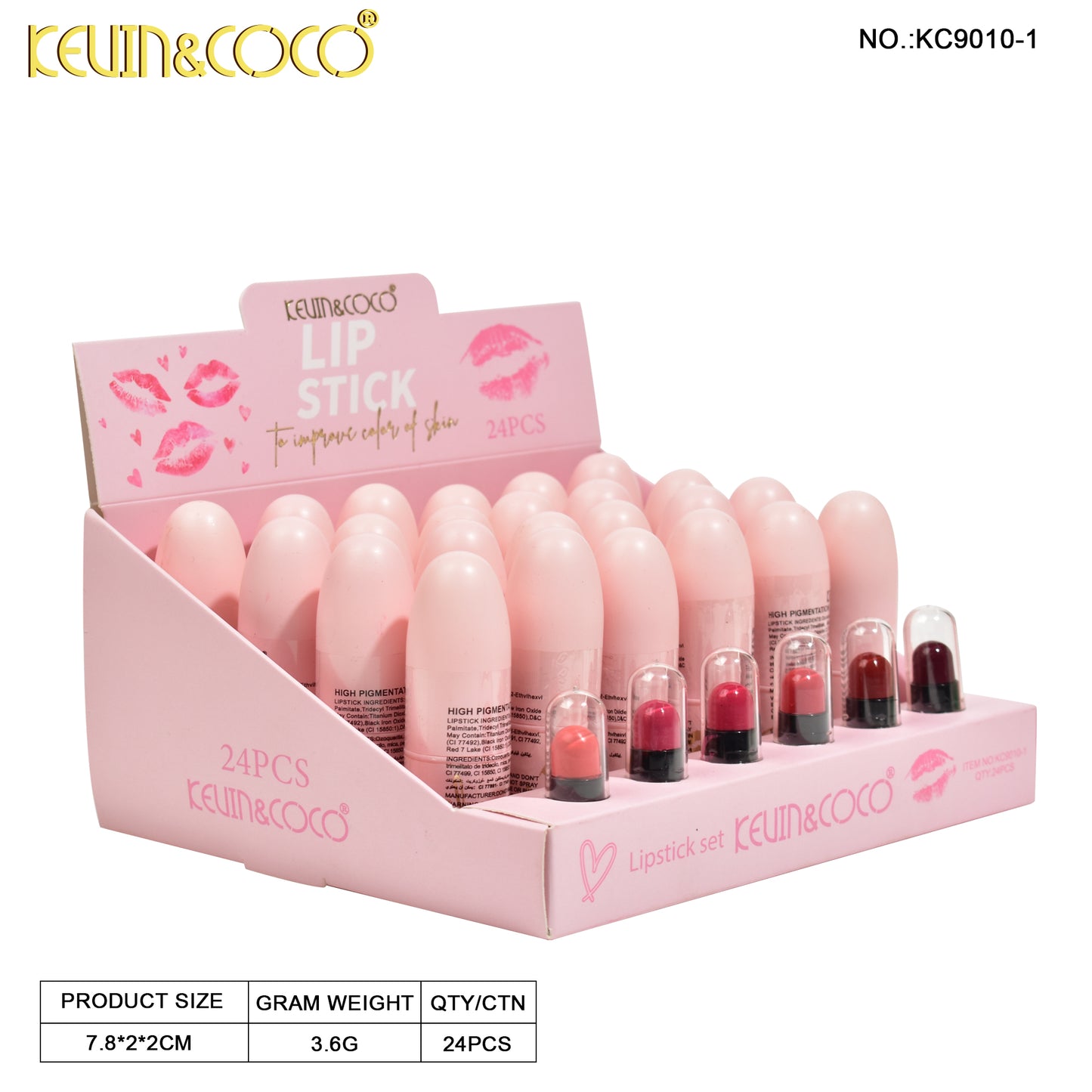 LABIAL EN BARRA KEVIN&COCO REF:KC9010-1