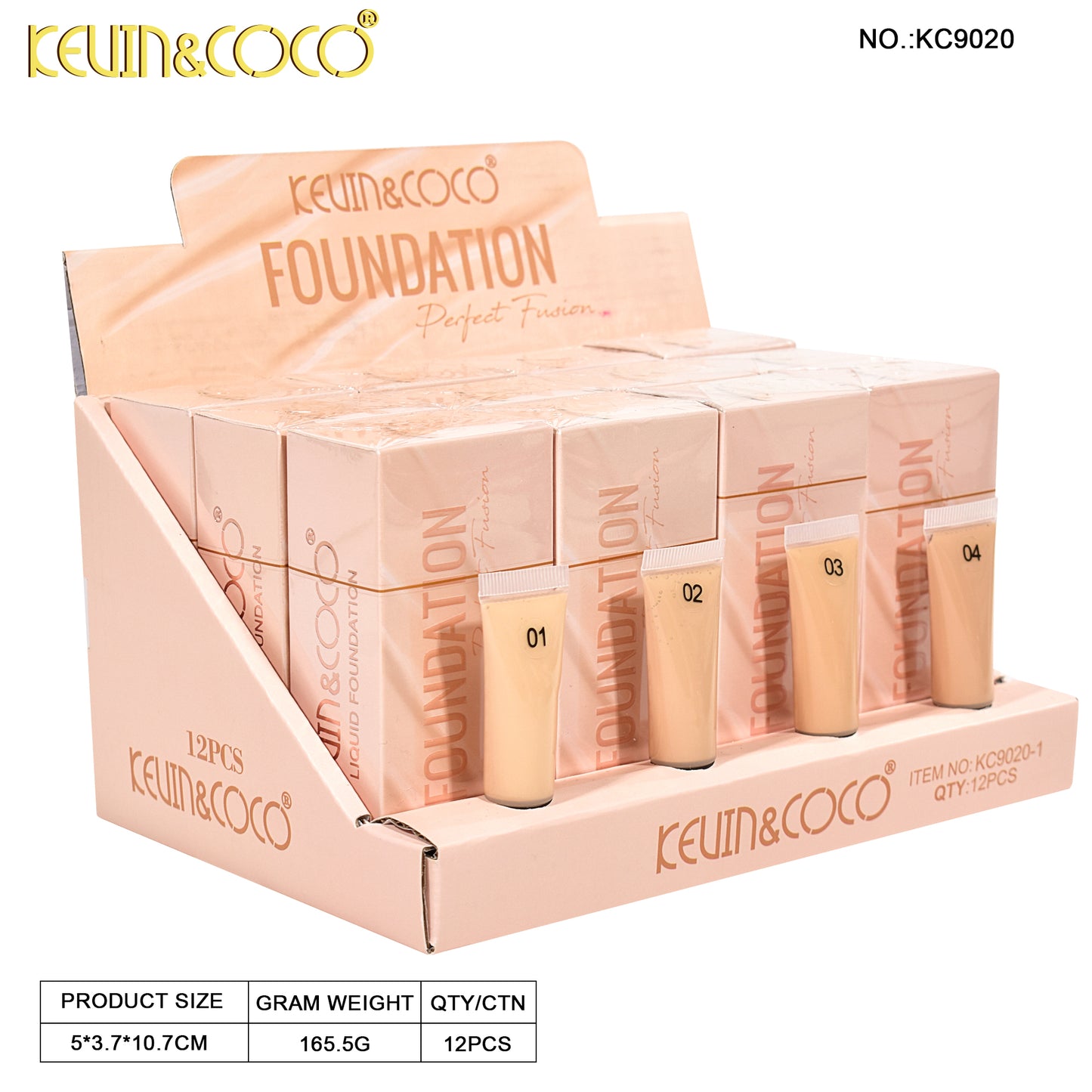 Base liquida Dulip KEVIN&COCO TONOS 1, 2, 3 Y 4  REF:KC9020-1
