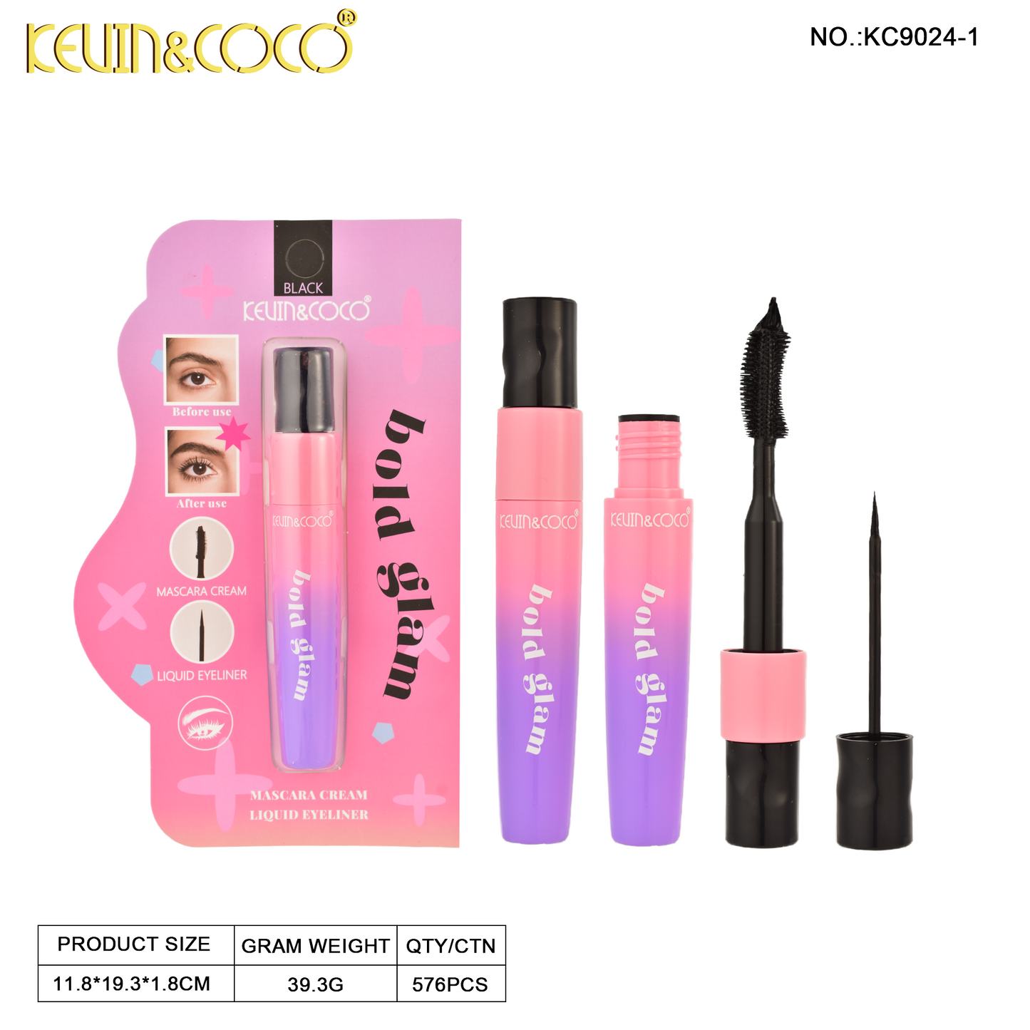 PESTANINA/ DELINEADOR PARA OJO REF:KC9024-1