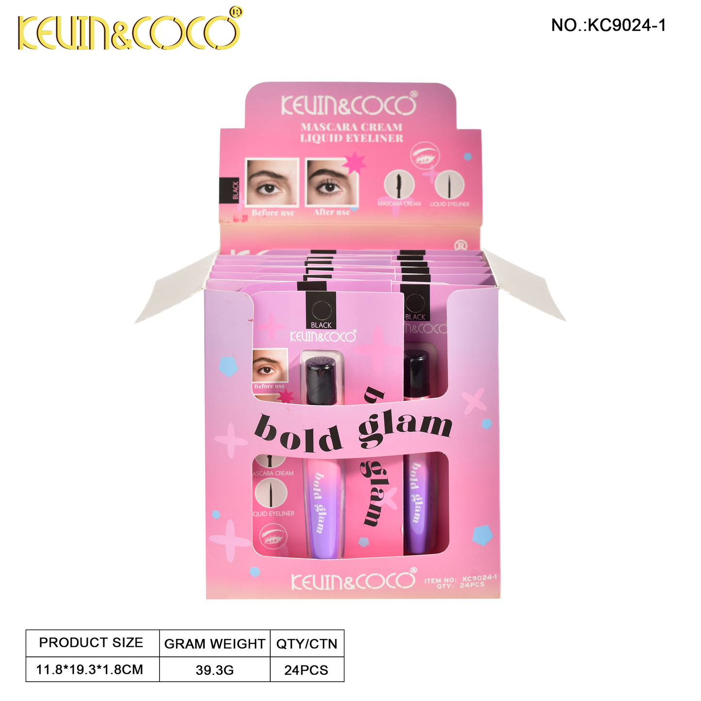 PESTANINA/ DELINEADOR PARA OJO REF:KC9024-1