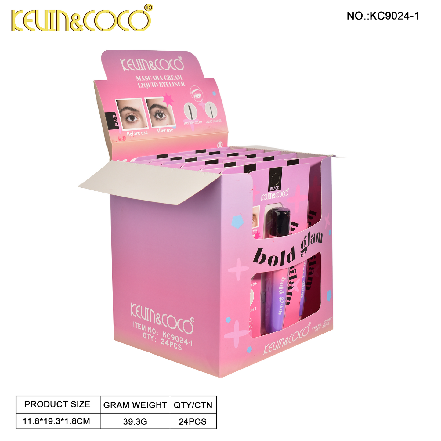 PESTANINA/ DELINEADOR PARA OJO REF:KC9024-1