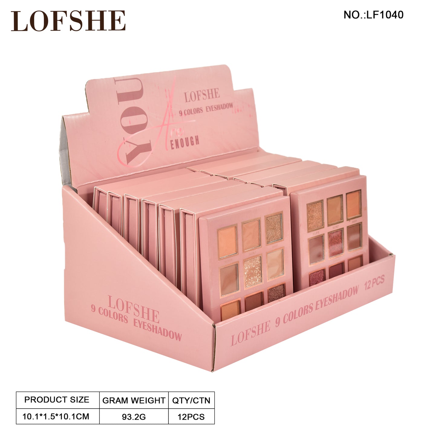 SOMBRA DE OJOS 9 TONOS LOFSHE REF:LF1040