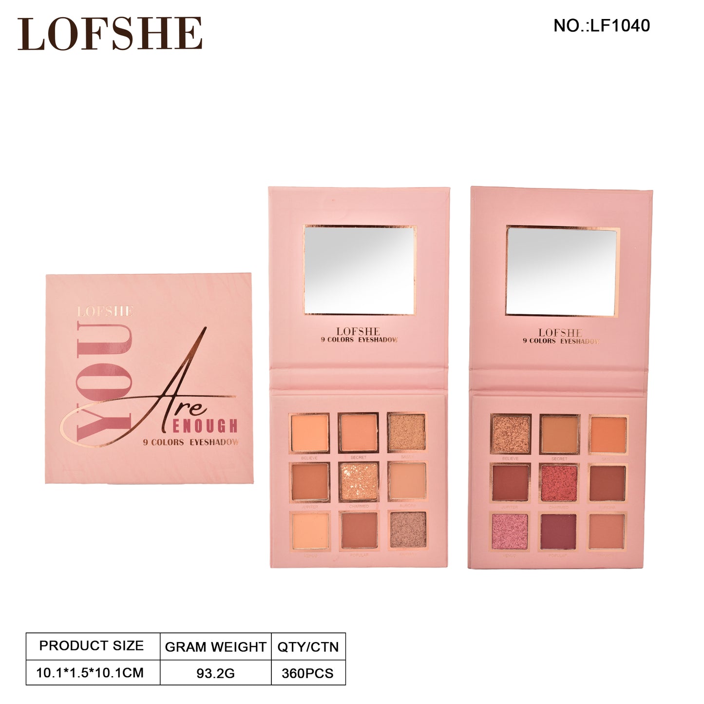 SOMBRA DE OJOS 9 TONOS LOFSHE REF:LF1040