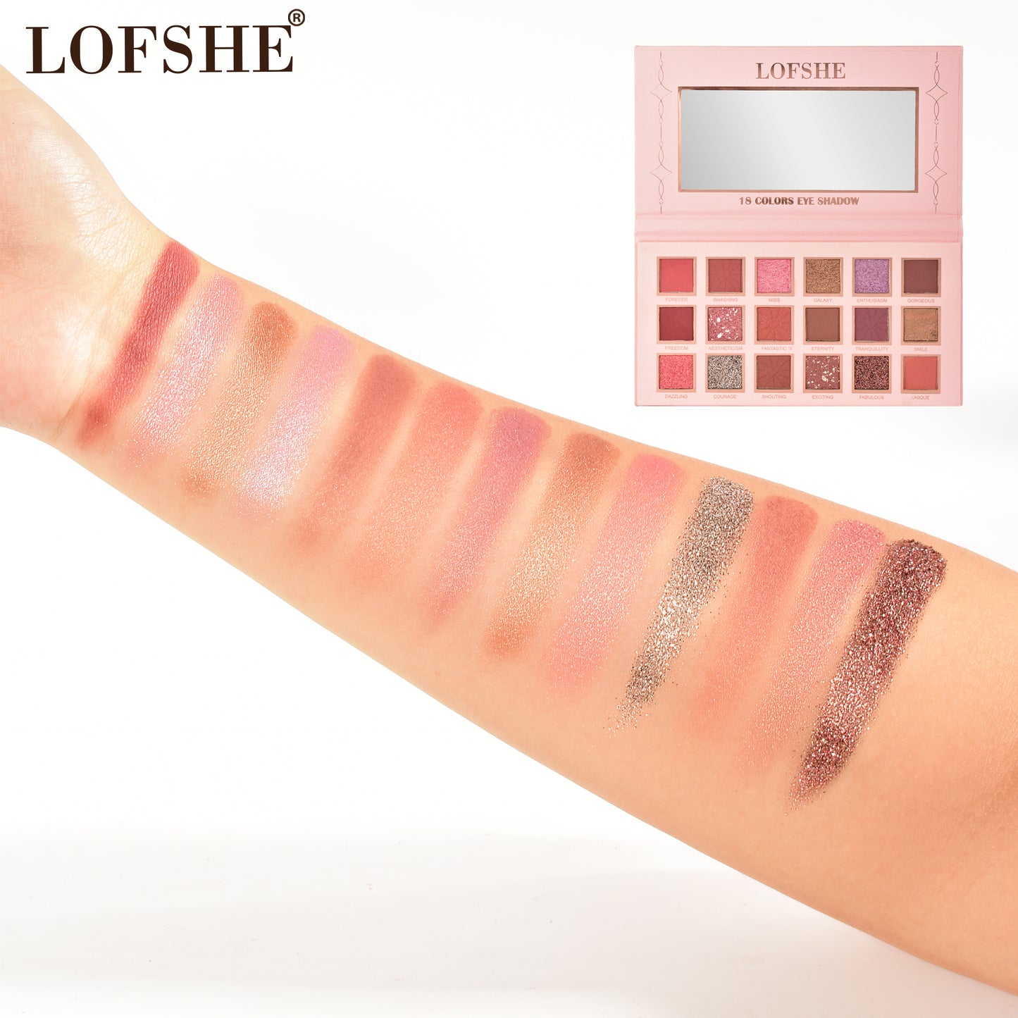 Sombra de Ojos 18 colores LOFSHE REF:LF1118