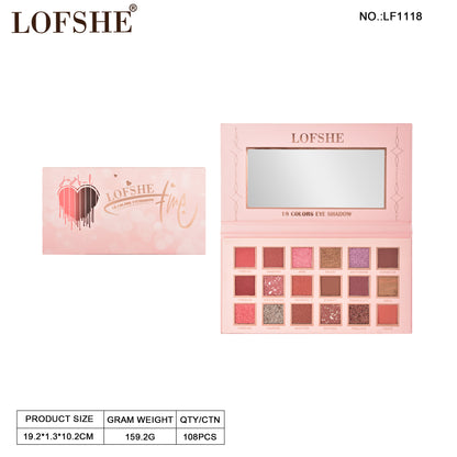 Sombra de Ojos 18 colores LOFSHE REF:LF1118