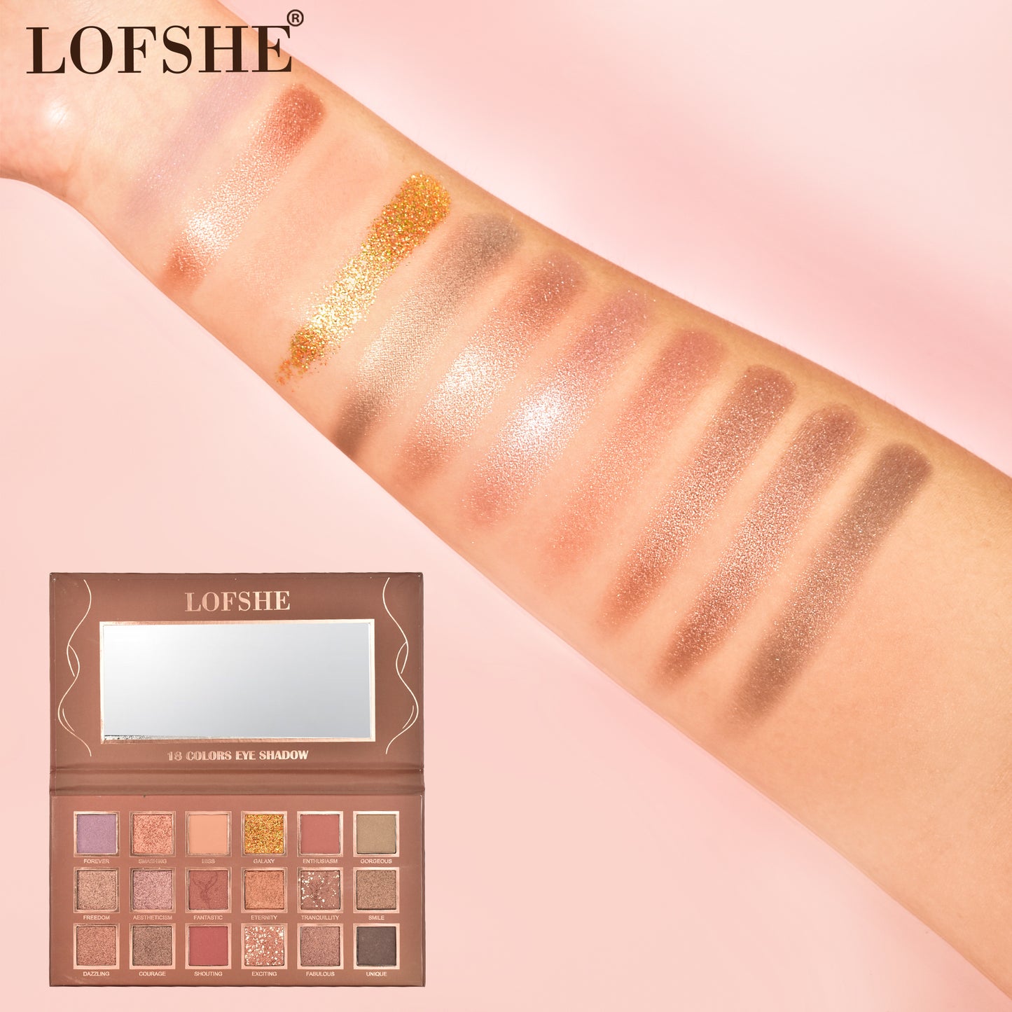 Sombra de Ojos 18 colores LOFSHE REF:LF1119