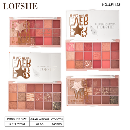 Sombra de Ojos 18 colores LOFSHE REF:LF1122