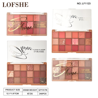 Sombra de Ojos 18 colores LOFSHE REF:LF1123