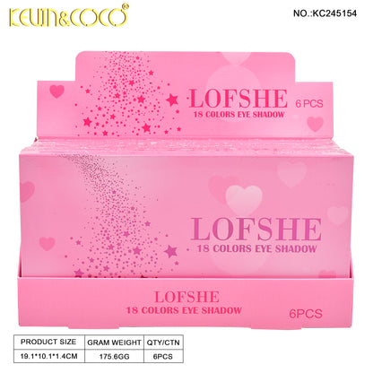 Sombra de Ojos 18 colores LOFSHE REF:LF245154