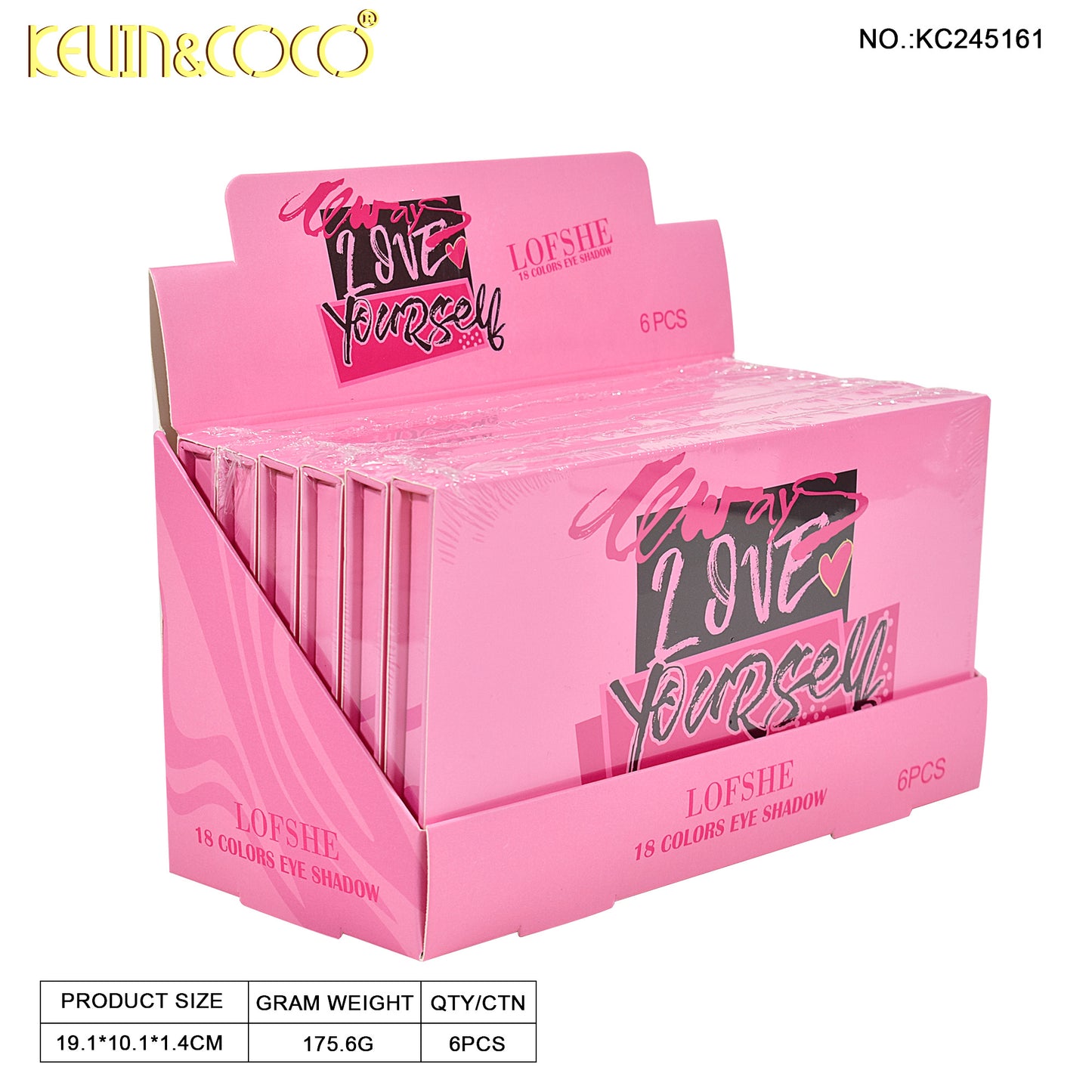 Sombra de Ojos 18 colores LOFSHE REF:LF245161