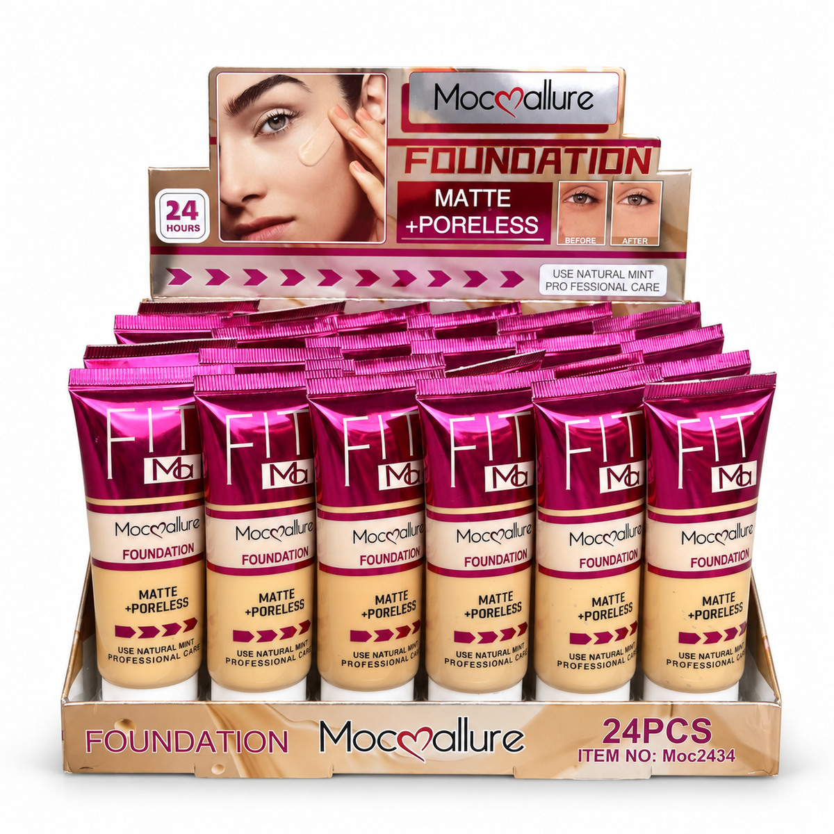 Base Líquida Liquid Foundation Mocallure REF:MOC2434