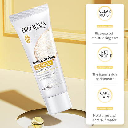 Limpiador Facial Rice Raw Pulp BIOAQUA REF:NO.BQY41005
