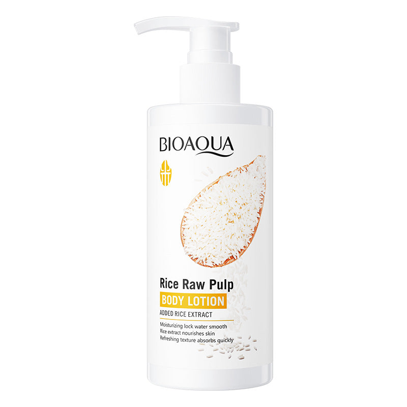 LOCIÓN CORPORAL BIOAQUA RICE RAW PULP HIDRATANTE 250ML REF:NO.BQY15273