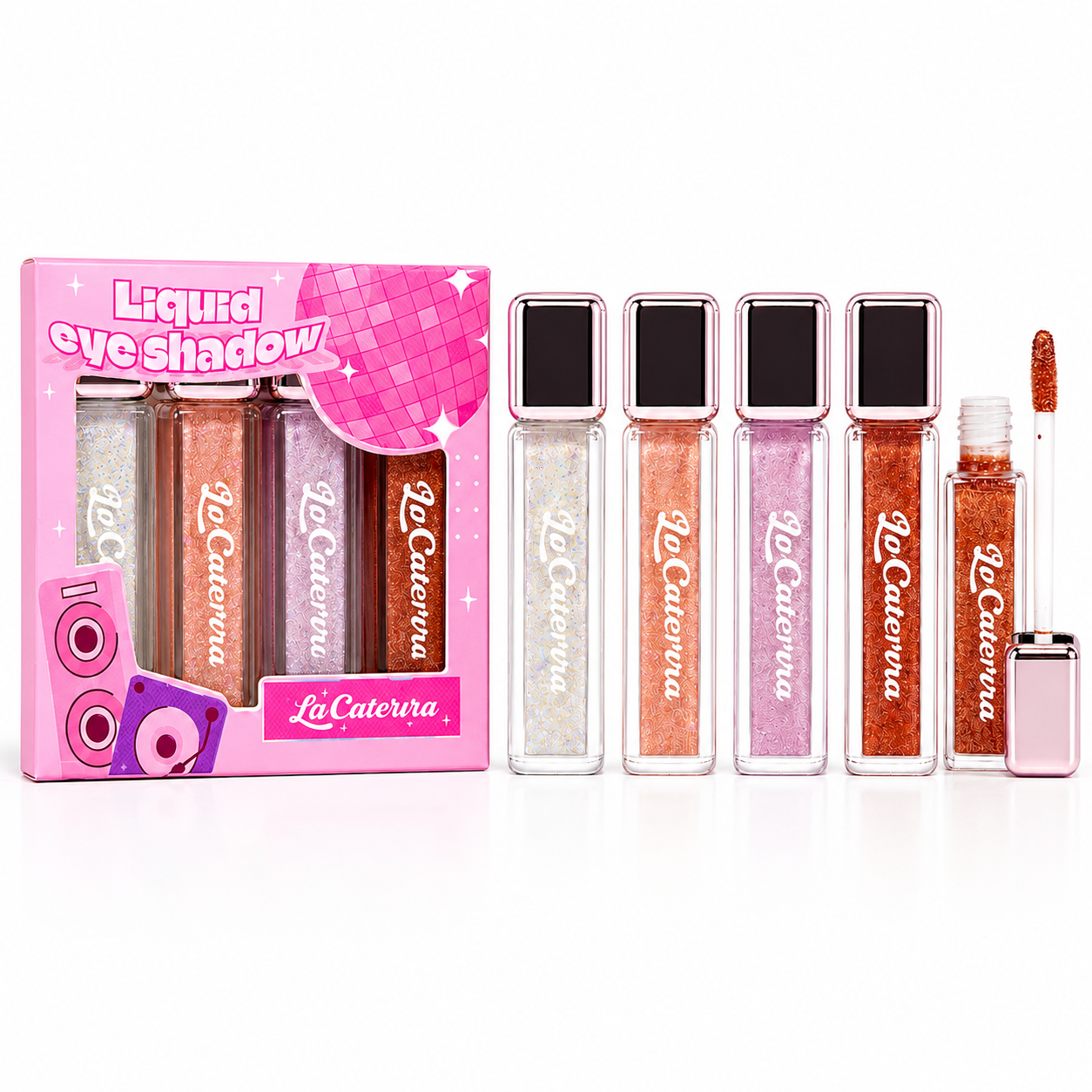 KIT DE SOMBRAS LIQUIDAS*4 LaCatelrra REF:YJ42116