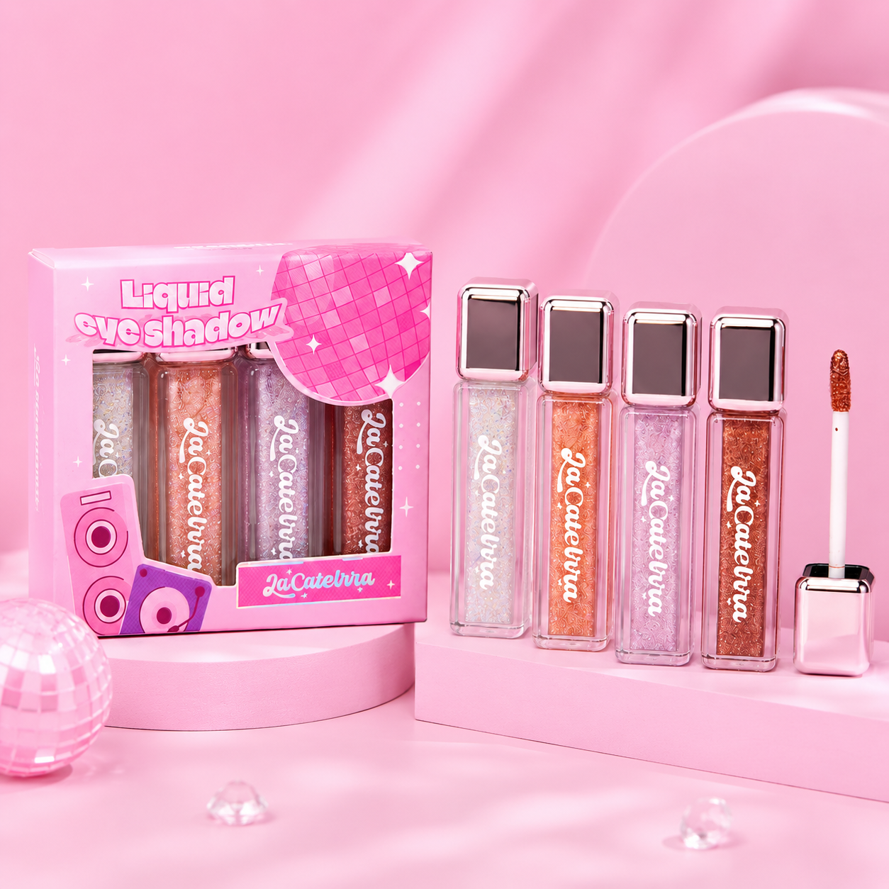 KIT DE SOMBRAS LIQUIDAS*4 LaCatelrra REF:YJ42116