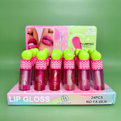 Brillo Labial Efecto Volumen Aplicador Esponja REF:FA-8636