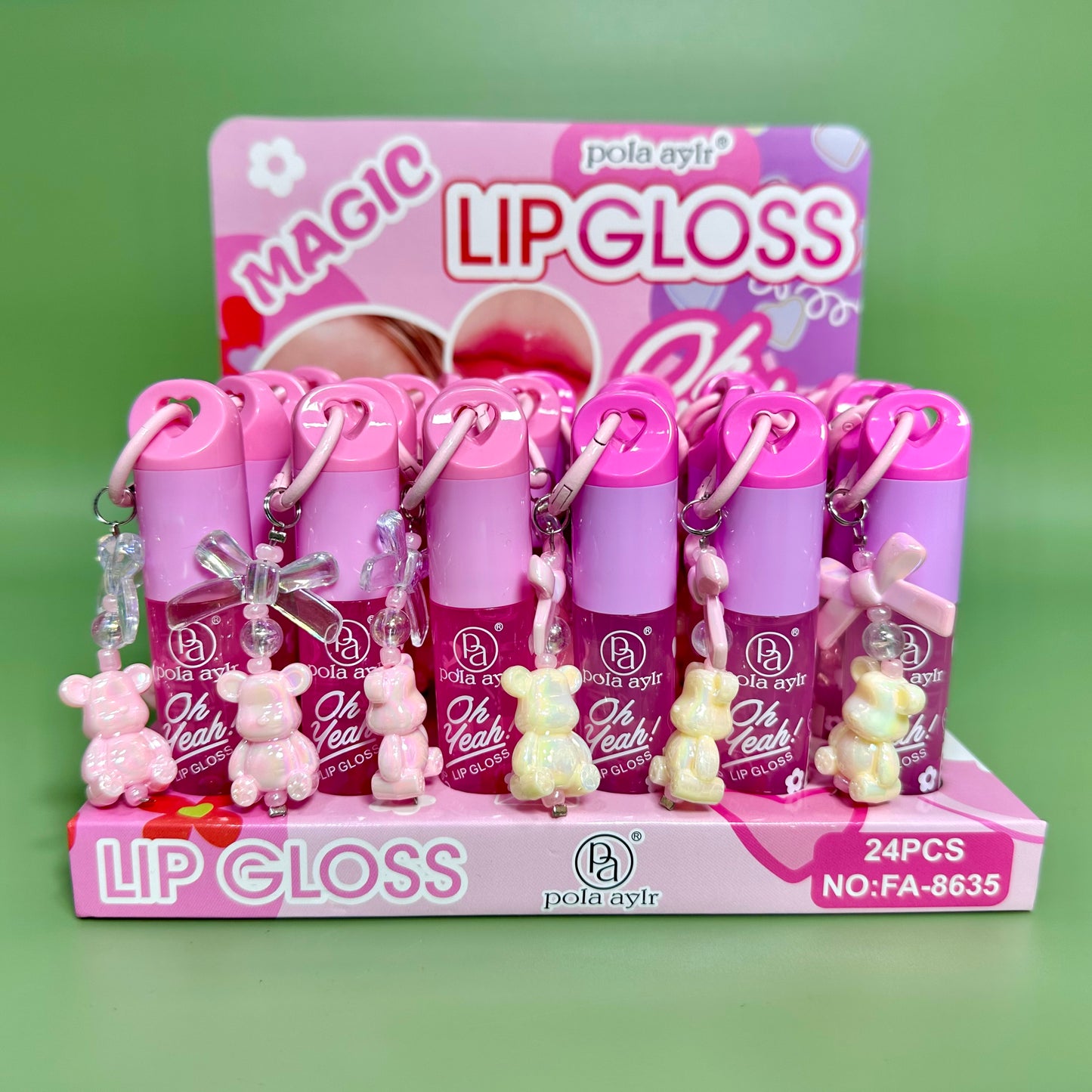 Brillo Labial con Llavero Osito REF:FA-8635