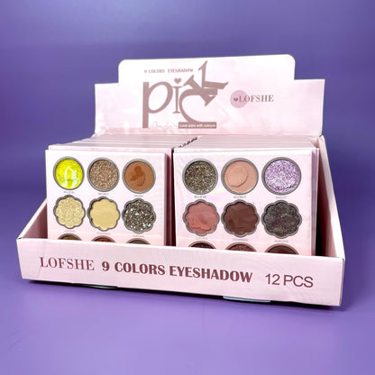 SOMBRA DE OJOS 9 TONOS LOFSHE REF:LF1037