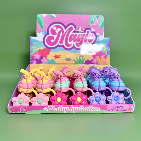 Lip Gloss Hidratante con Llavero REF:FA-8663