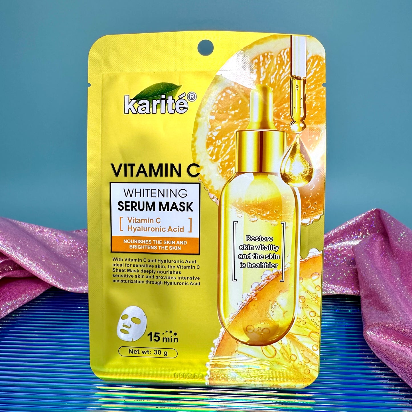 Mascarilla Facial Hidratante de Naranja BIOAQUA REF:1480-47E