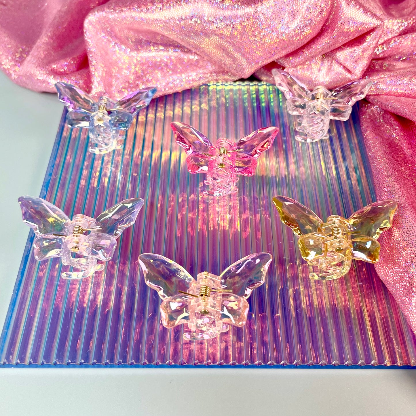 PINZA PARA CABELLO Kit*6 -4CM REF:XY2479