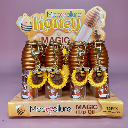 Brillo Labial Magico Miel con Llavero  REF:MOC2337