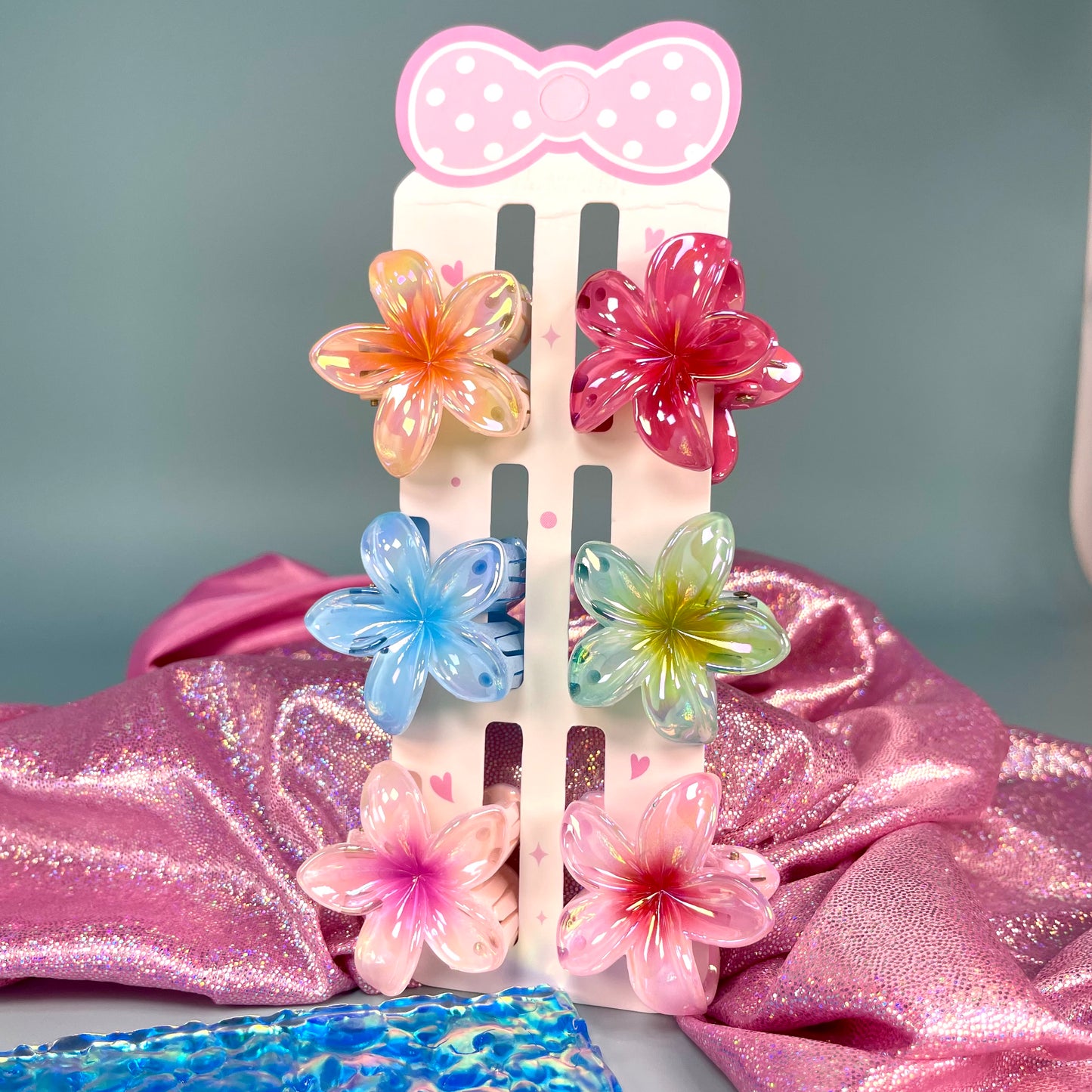 PINZA PARA CABELLO Kit*6 -4CM REF:XY2482