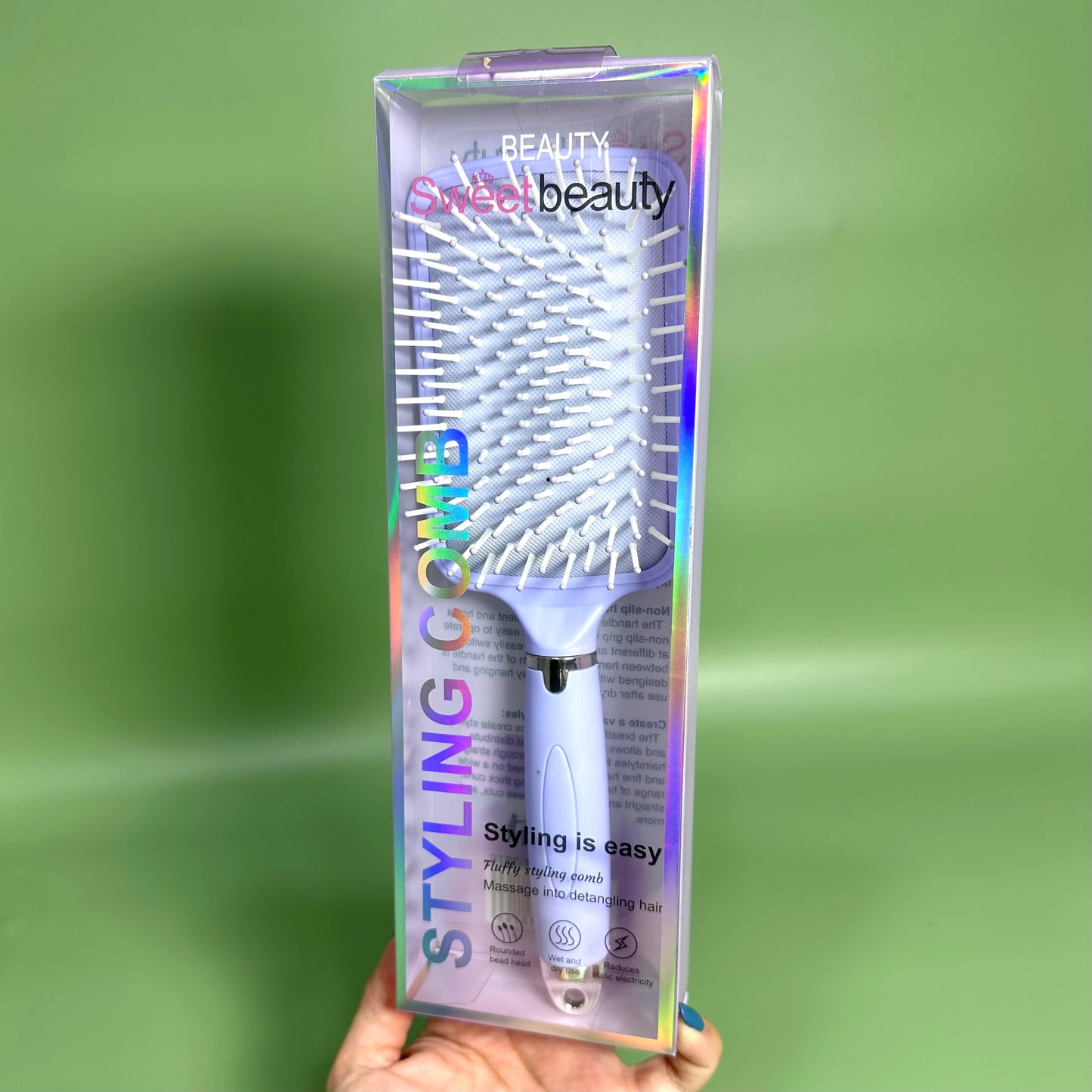 Cepillo Cuadrado para Cabello REF:BX-3876