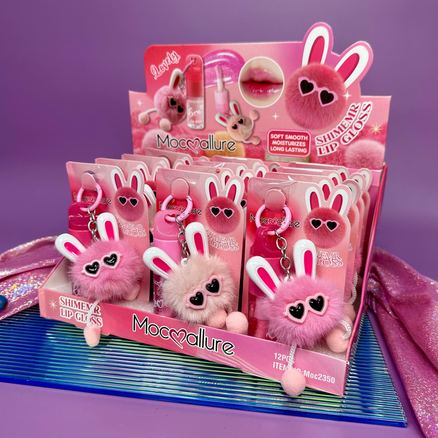 BRILLO LABIAL LIQUIDO CON LLAVERO REF:MOC2350