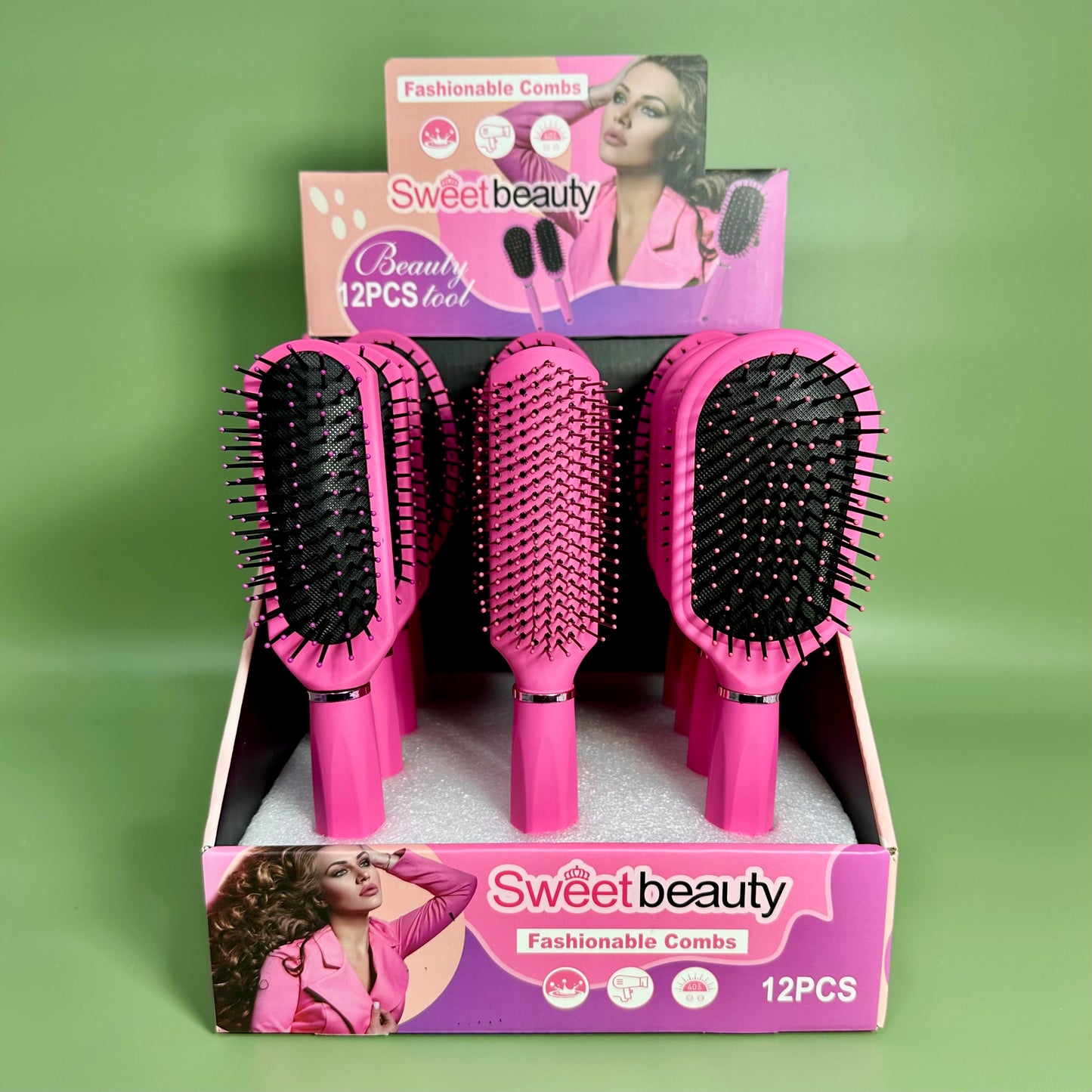 Cepillo Acolchado para Cabello Surtidos REF:BX-1477