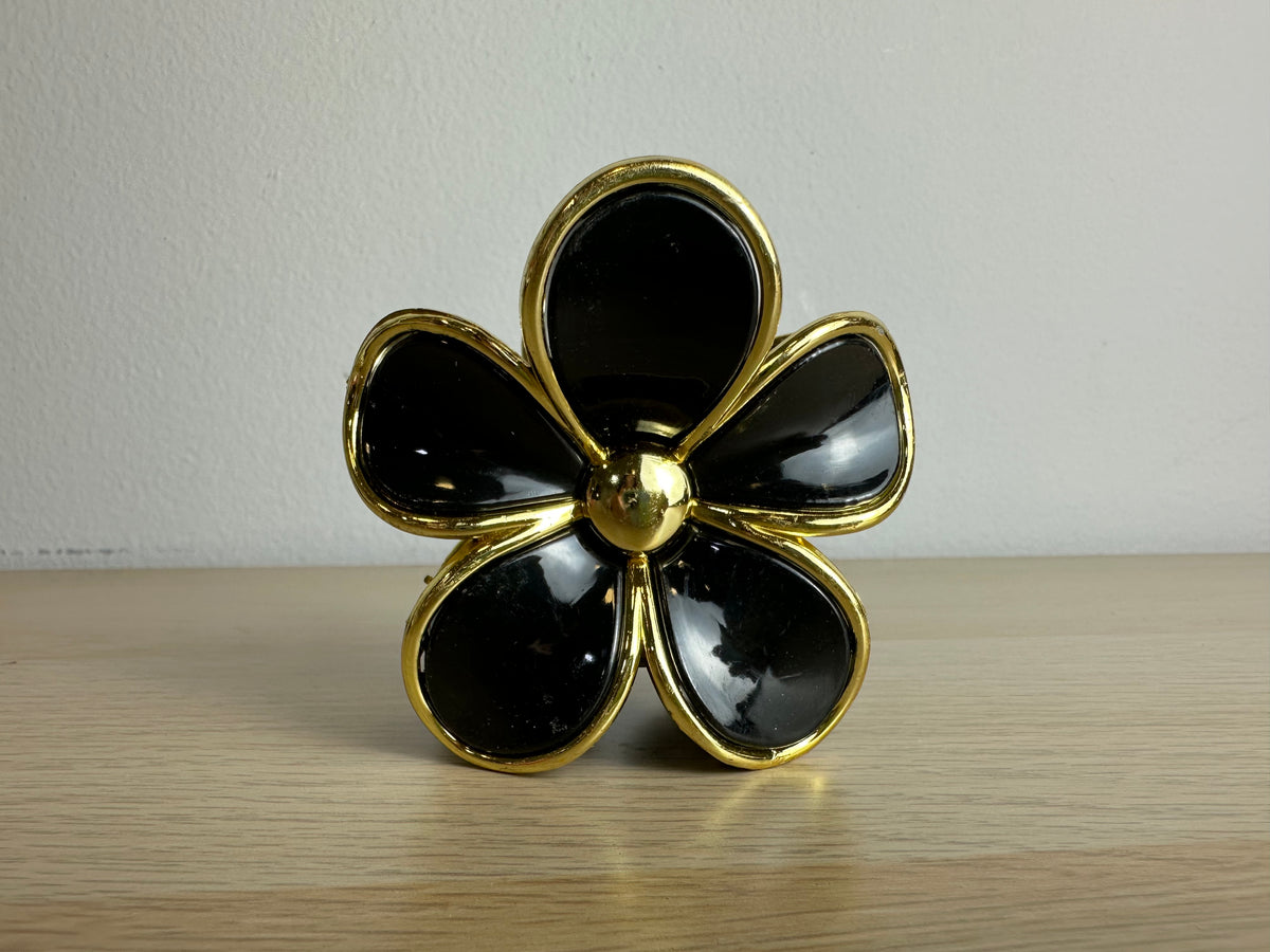 Pinza para cabello flor metalizada REF:JWS-3635