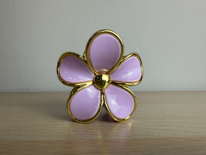 Pinza para cabello flor metalizada REF:JWS-3635