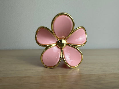 Pinza para cabello flor metalizada REF:JWS-3635